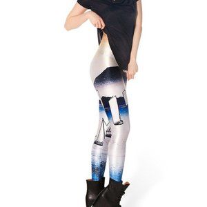 Blackmilk Japanese Boat leggings